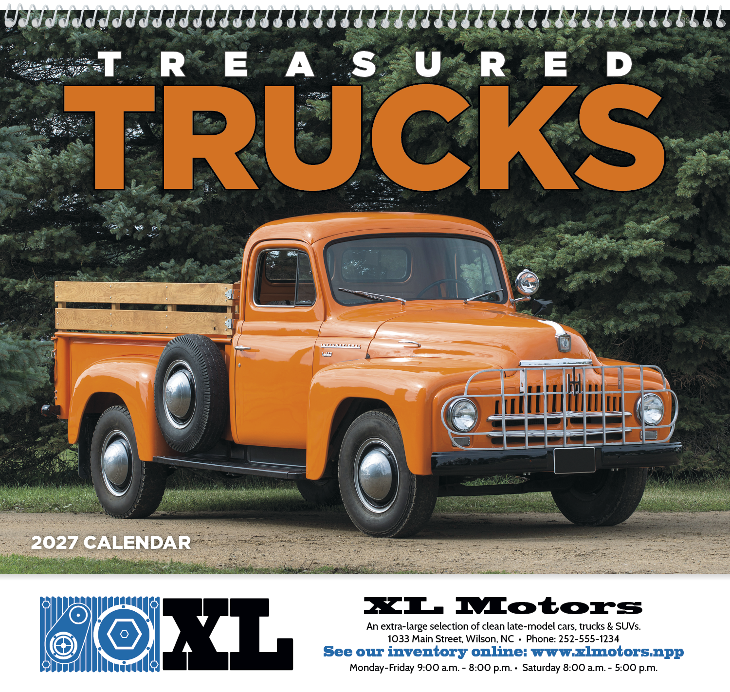 Good Value™ Treasured Trucks - Spiral Calendar 48